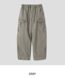 Solin Stonewashed Diagonal Cargo Pants