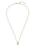 Champagne Full Moon Silver Mary Bowl Necklace