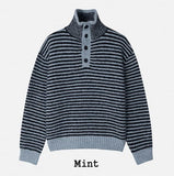 LEAD ST High Neck Crop Knit