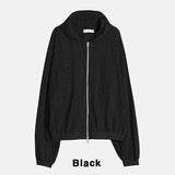 People See-through Hood Zip-up