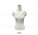 Peer Halter Sleeveless Hoodie