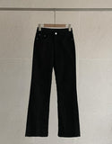 Eve Semi Bootcut Banding Cotton Pants