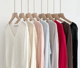 Genin Basic V-neck Cardigan