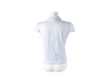 Torren Cap Sleeve Collar Short Sleeve Blouse Shirt