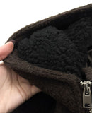 Dumble Wool Quilted Button Jumper