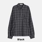 Breed Wrinkle Check Shirt