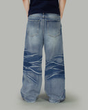 Washed Domingo denim pants