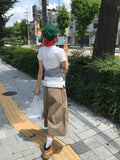 [BELT SET] FOLD OVER BERMUDA PANTS