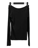 Batz cut-off off-shoulder top