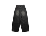 [Planning] Dazzle Side Pintuck Washing Denim Wide Pants