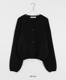 Oyui Color Round Basic Knit Cardigan
