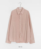 [unisex] Afugo Linen See-through Over Shirt