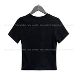 Steel U lettering cropped short-sleeved