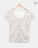 Within Button Short Sleeve T-shirt