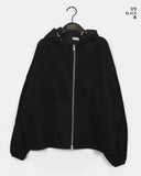Sideon Corduroy Two-Way Hood Zip-up Jacket