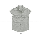 EMBO CAP SLEEVE SHIRT