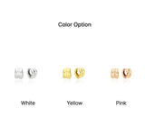 Subni Flow Silver One-Touch Earrings S