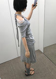 KNOT HALTER TOP