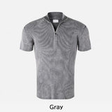 4D Garments Washed Half-Zip Knit