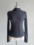 Cadell Layered See-Through Polar T-Shirt and Leather One Piece Set