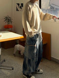 Damage Round Over Knit