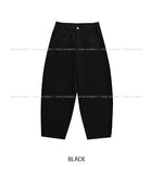 Classy Back Pocket Cotton Balloon Pants