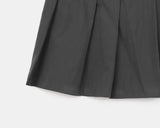 Mne layered pin tuck pleated wrap skirt skirt pants