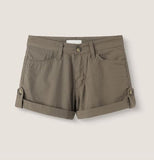 Mots Roll-up Button Shorts