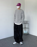 Lian Pintuck Wide Denim Pants