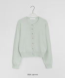 Kurendi Color Round Knit Cardigan
