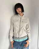 STRAP BIKER JACKET