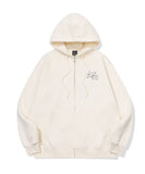 Fairy Angel Embroidered Hood Zip-Up