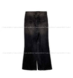 Capri long bootcut denim pants