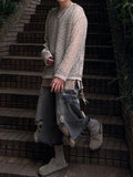 Summer Gradation Mesh Knit