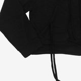 Beuneo see-through string hooded zip-up