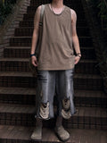 Pigment Over Slit Sleeveless