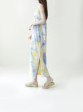Beach Print Long One Piece