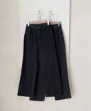 Location Brushed Wide Denim Pants