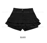 Melow Peach Cotton Tiered Skirt Pants