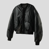 Foreign Glossy Reversible Crop Padding