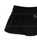 Bebe Corduroy Lace Belted Skirt Pants