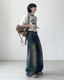 Mesh Long Leather Belt