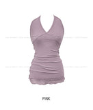 Mood Lace Halter Sleeveless