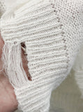 Belle Damage Crop Knit