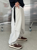 Unique Zipper Nylon Pants