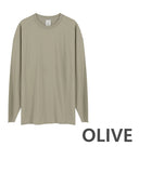 USA Cotton Slit Long Sleeve Tee