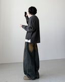 Howling Side Pintuck Denim