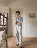 Robo Two-Tuck Wide Slacks