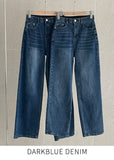 Supe Cotton Wide Banding Denim Pants