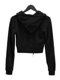 Isen Crop Hooded Zip-up